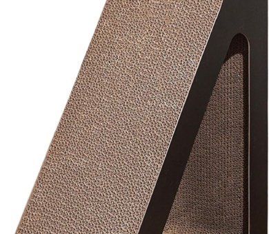 Space Saving Triangular Cats Scratcher Stand With Rotating For Interaction Fun And Claws Health Grinding Scratch Toy