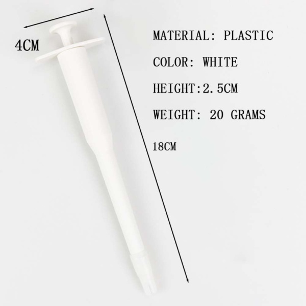 Animal Medicine Feeder Pill Dispenser Feeding Dispenser Tool Side Grip Press Type with Plastics for Feeding Small Dogs Cats Animals White - Image 6