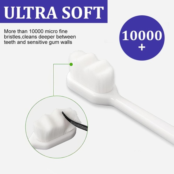 4Pcs Super Soft Dog Toothbrush for Small to Large Dogs, Soft Bristle Toothbrush Dog & Cat Dental Oral Care, Long Handle Pet Teeth Brush for Cat Puppy Teeth Cleaning & Protecting - Image 3