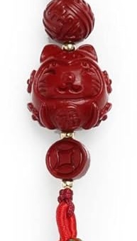 Chinese Feng Shui Fortune Bead Lucky Cat Pendant Health and Longevity Gourd Pendant