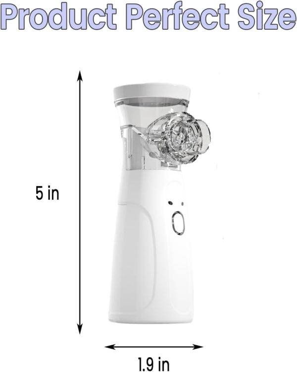 Portable USB Dog Nebulizer - Handheld Device with Nebulizer Mask Ideal for Cats and Dogs - Includes 2 Masks in Varying Sizes to Accommodate Most Animals - Image 2