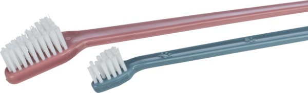 TRIXIE toothbrush set for dogs and cats - 4 pieces - 23 cm - red and blue - targeted cleaning of all teeth - 2558 - Image 3