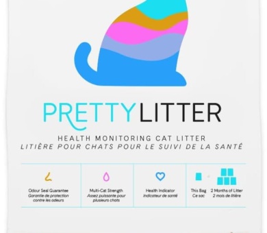 Pretty Litter Health Monitoring Cat Pet Litter (8 lbs)
