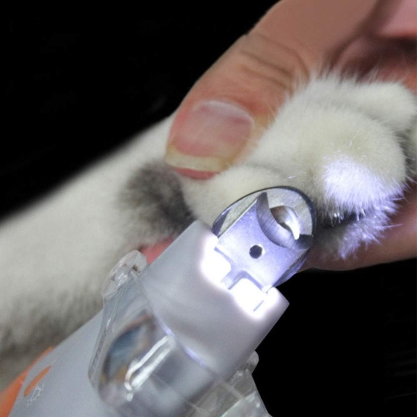 Cat Dog Nail Clippers and Trimmer, Pet Nail Clippers with LED Light, Grooming Supplies Dog Cat Ergonomic Pet Nail Clipper for pet Claw Care(1) - Image 4