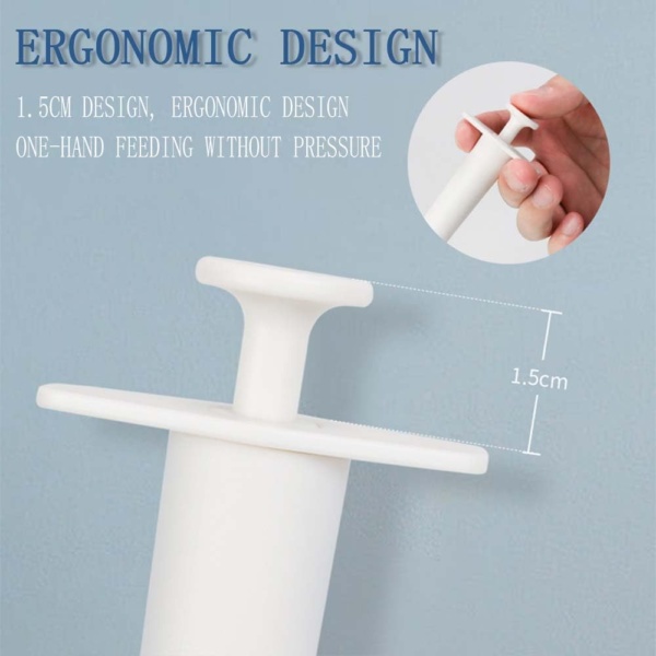 Animal Medicine Feeder Pill Dispenser Feeding Dispenser Tool Side Grip Press Type with Plastics for Feeding Small Dogs Cats Animals White - Image 3