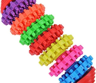 Durable Health Gear Gums Teething Teeth Rubber Pet Dog Cat Toys Pet Dental Puppy Dog Chew Toys for Small Large Dogs Pet Supplies,7 Color