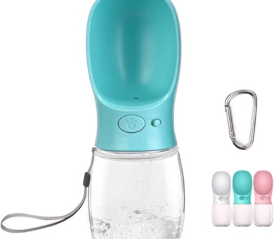 Dog Water Bottle-350ml/550ml Portable Dog Drinking Bottles for Walking Travel,Leak-Proof Puppy Doggy Drinking Dispenser & Feeder for Hiking, Camping, Outdoor Dog Drinking Bowl Dog Gift