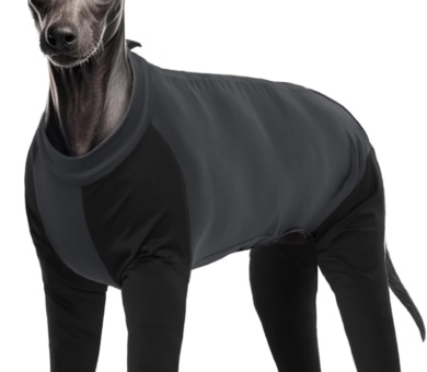 Dog Body Warmer, Dog Surgery Recovery Suit(Grey, L)