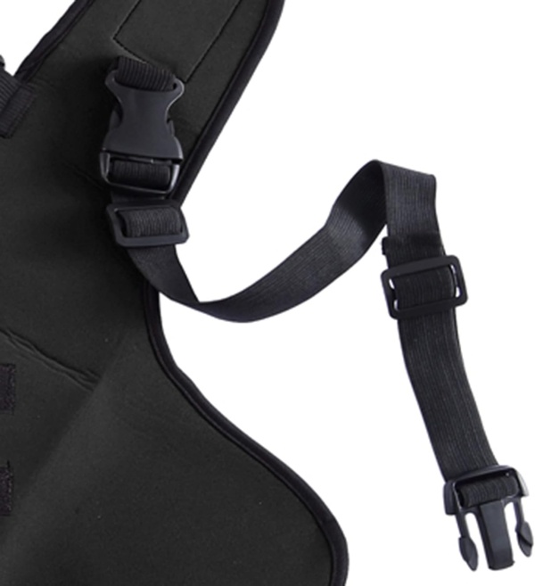SMALLLEE_LUCKY_STORE Dog Knee Brace for Back Leg Torn ACL Neoprene Canine Stifle Support Hip Hock Joint Compression Wrap Sprains Injury Protection Loss of Stability from Arthritis Relieve Pain - Image 4