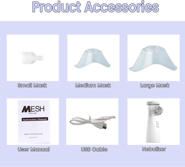 Portable USB Dog Nebulizer - Handheld Device with Nebulizer Mask Ideal for Cats and Dogs - Includes 2 Masks in Varying Sizes to Accommodate Most Animals - Image 5