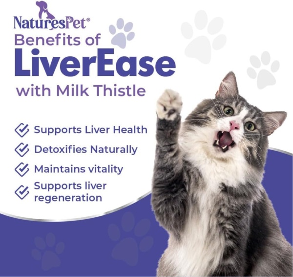 LiverEase – Milk Thistle for Cats (120ml) – Liver Support, Detox & Antioxidant Protection – Rich in Silymarins, Beef, Liver & Bacon Flavour - Image 4