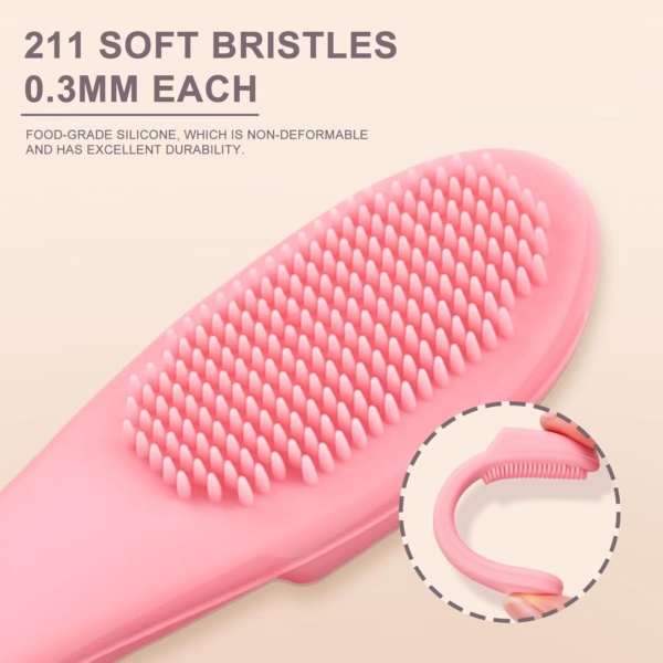 4PCS Silicone Scrubber Cat Chin Brush, Dog Toothbrush, Cats Dogs Soft Finger Teeth Brushes, Pet Dental Care Cleaner Supplies Suitable for Puppy Kitten Dogs Nose Ears - Image 4