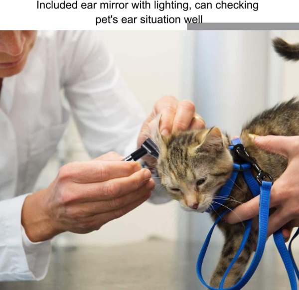 Pet First Aid Kit, Veterinary First Aid Bag for Dog, Cat, Rabbit, Animal, with Otoscope, Perfect for Home Care and Outdoor Travel Emergencies - Image 3