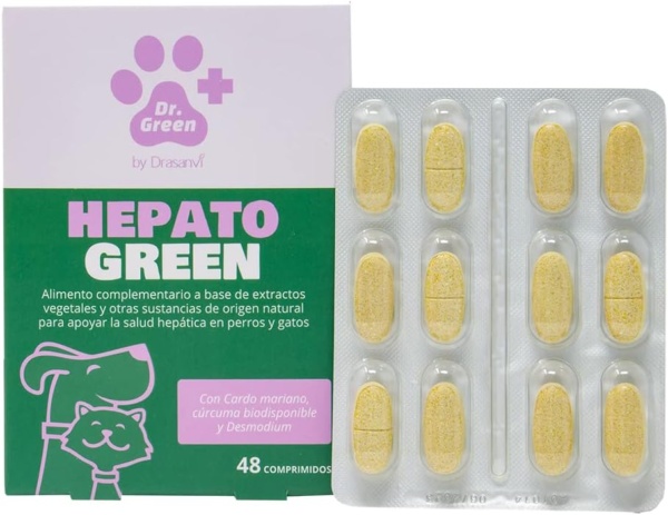 Hepatogreen liver health dogs and cats 48 tablets