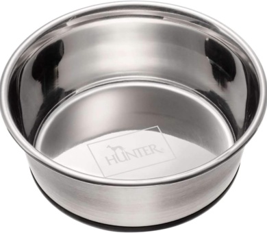 HUNTER Stainless Steel Feeding Bowl for Dogs and Cats Non-Slip Easy-Care