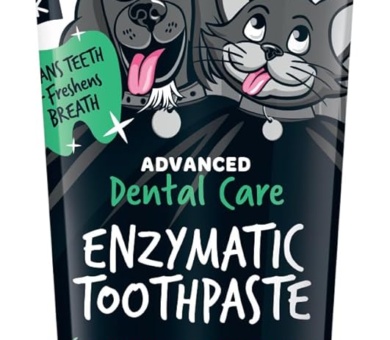 Bugalugs Dental Enzymatic Dog Toothpaste & Cat Toothpaste for Dog Teeth Cleaning, Dog Breath Freshener, Dog Plaque Remover & Tartar for Pets use with Our Dog Toothbrush & Cat Toothbrush (Liver 75g)