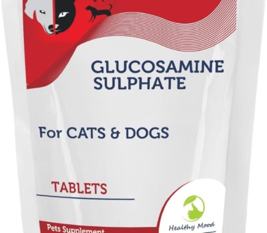 Glucosamine Sulphate for Pets 250 Tablets – Joint Support Supplement for Cats & Dogs – Promotes Mobility, Comfort & Joint Health