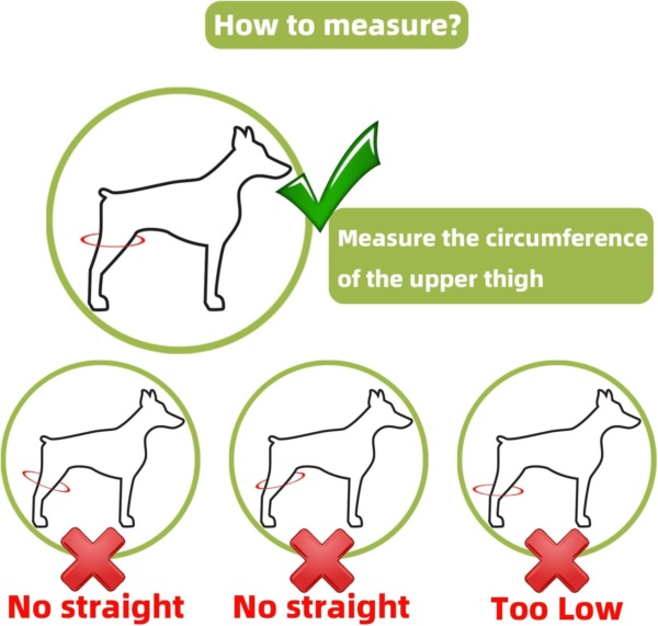 Dog Leg Braces for Back Leg Dog ACL Brace for Torn and Back Hind Rear Legs ACL Tear, Dog Leg Brace for Hip Dysplasia, Dog Arthritis, Luxating Patella(Size L) - Image 8