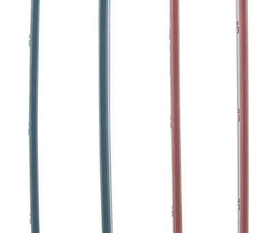 TRIXIE toothbrush set for dogs and cats - 4 pieces - 23 cm - red and blue - targeted cleaning of all teeth - 2558