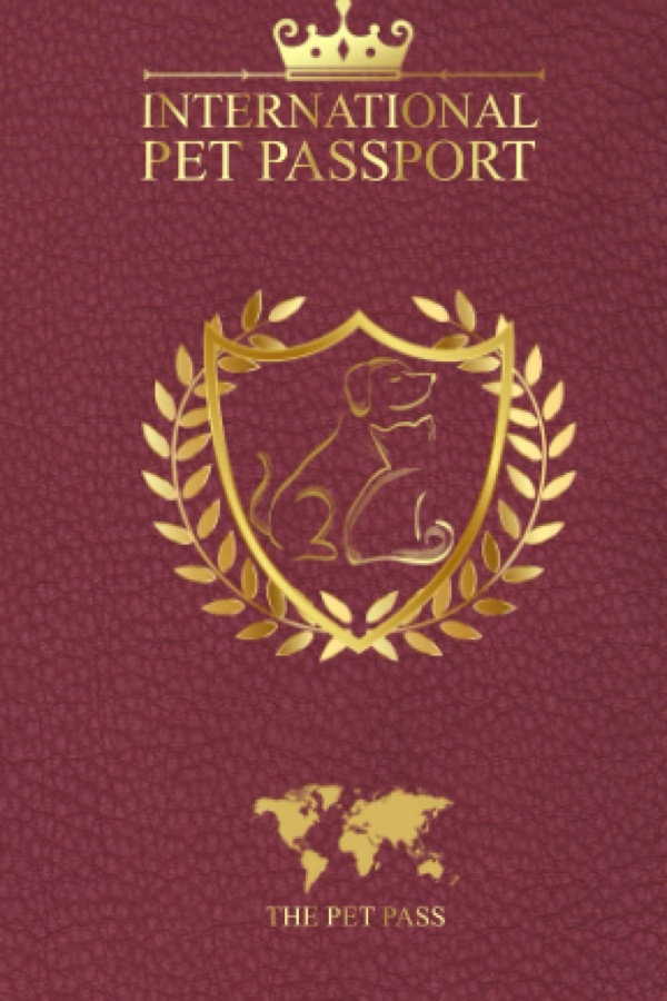 International Pet Passport: Perfect Pet Passport & Medical Record for Pet Health and Travel: | Vaccine Record Book | Pet Passport for Dogs, Cats, Other Animals | red