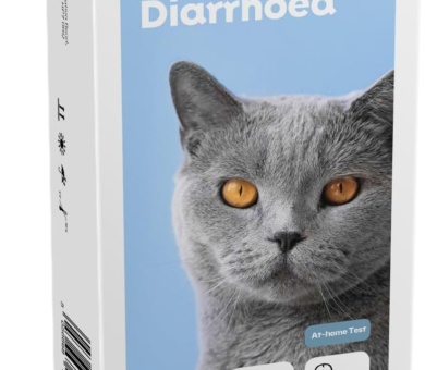 Cat Diarrhea Pet Testing Rapid Panleukopenia, Coronavirus, and Giardia Test - 97% Accuracy, 10-Minute Results for Cat Gastrointestinal Infections - Stool or Vomit Samples