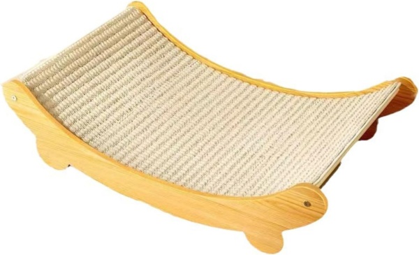 Interaction Cats Scratcher Board Sisal Pad Cats Wood Board Cats Health Paws Training Board Toy