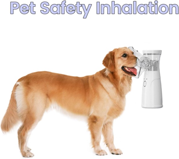 Portable USB Dog Nebulizer - Handheld Device with Nebulizer Mask Ideal for Cats and Dogs - Includes 2 Masks in Varying Sizes to Accommodate Most Animals - Image 3