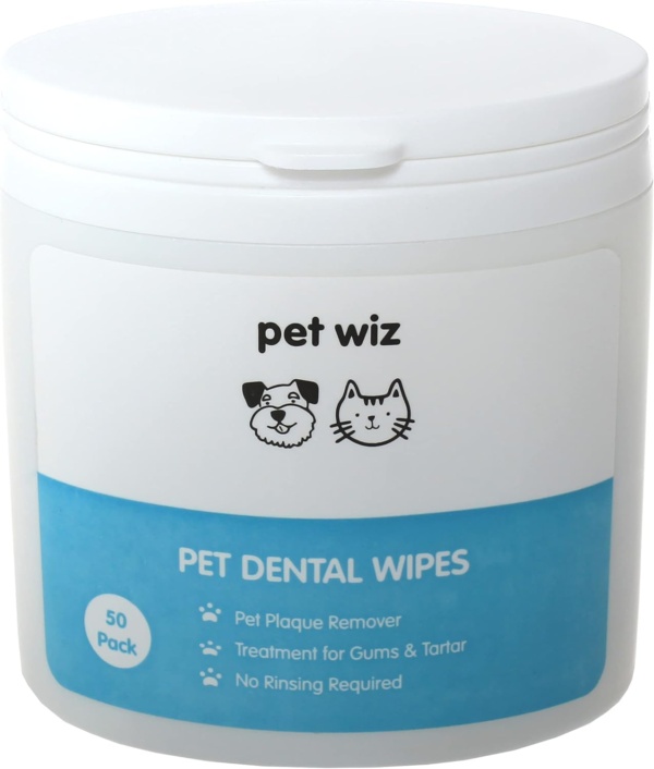 Dental Finger Wipes with Spearmint Oil for Dogs & Cats. Removes Plaque & Tartar, Care for Gums & No Rinsing Required. - Image 6