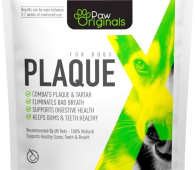 NEW 200G - Plaque X 100% Natural Plaque Off & Tartar Remover For Dogs & Cats | Breath Freshener For Dogs, Cats & Pets | | No Toothbrush & Supports Gum & Teeth Health
