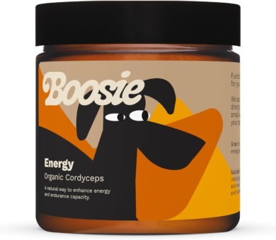 Organic Adaptogenic Powder for Dogs and Cats - Enhances Energy, Endurance and Muscle Health - Cordyceps Mushroom - 100% Natural without Additives or Preservatives - Pet Nutrition