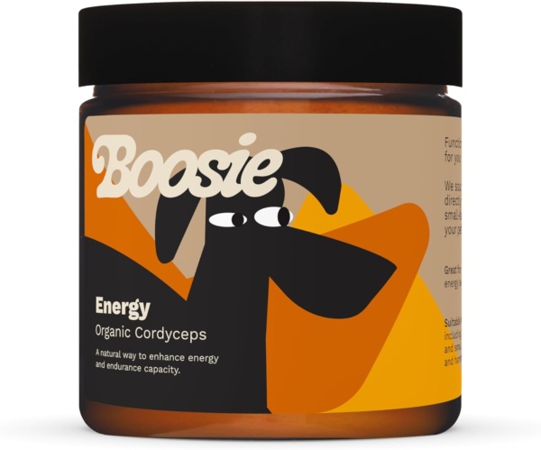 Organic Adaptogenic Powder for Dogs and Cats - Enhances Energy, Endurance and Muscle Health - Cordyceps Mushroom - 100% Natural without Additives or Preservatives - Pet Nutrition