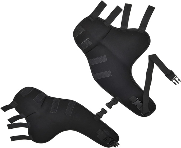 SMALLLEE_LUCKY_STORE Dog Knee Brace for Back Leg Torn ACL Neoprene Canine Stifle Support Hip Hock Joint Compression Wrap Sprains Injury Protection Loss of Stability from Arthritis Relieve Pain - Image 7