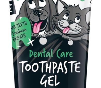 Bugalugs Dog Toothpaste Gel - Dog Teeth Cleaning Products for Cats and Dogs, Fresh Mint Dog Breath Freshener & Dog Plaque Remover use with Bugalugs Dog Toothbrush & Cat Toothbrush