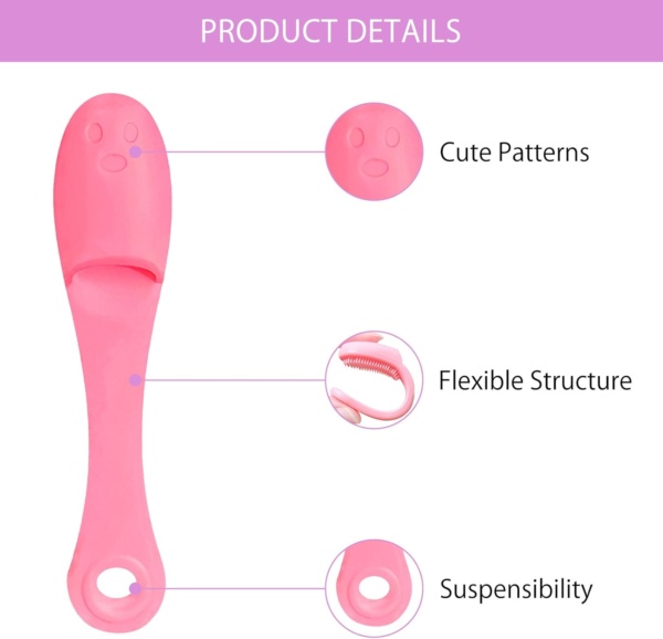 4 Pack Dog Finger Toothbrush, Cat Chin Brush Finger Brush, Pet Dog Toothbrush, Food Grade Silicone Scrubber for Cats Chin Cleaner for Puppies and Cats Dental Care Teeth Cleaning - Image 3