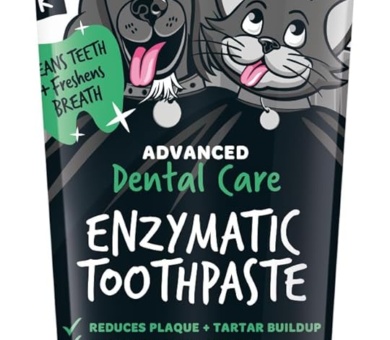 Bugalugs Dental Enzymatic Dog Toothpaste & Cat Toothpaste for Dog Teeth Cleaning, Dog Breath Freshener, Dog Plaque Remover & Tartar for Pets use with Our Dog Toothbrush & Cat Toothbrush (Liver 100g)