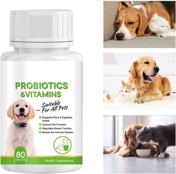 Digestive Tablets for Dogs - Pet Probiotic Tablets Pet Health Supplement Probiotic | Dog Probiotic Support Gut Health, Itchy Skin, Allergies, Yeast Balance, Immunity - Image 7