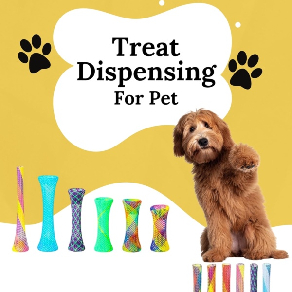 Interactive Rubber Chew Toys for Dogs and Cats – Durable Treat Dispensing Dumbbell Toy, Non-Toxic and Safe for Pet Dental Health and Playtime - Image 5