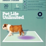 Health Tracker Large Puppy Pads, Pee Pads for Dogs, Dog Training Pads - pH Responsive Color-Track Technology Detects Common Health Issues - 22" x 22" - 20 Count (L)