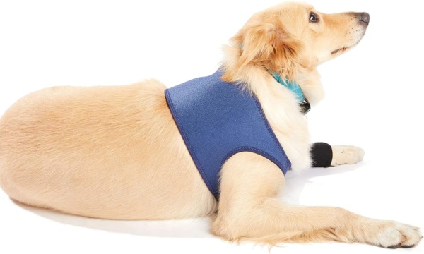 Coodeo Dog Recovery Suit, Cone Collar Alternative, Abrasion Resistant Dog Recovery Sleeve, Washable 2.5mm Thick and Waterproof, Pet Wounds Prevent Licking, Bite, Being Wet and Infected (S) - Image 5