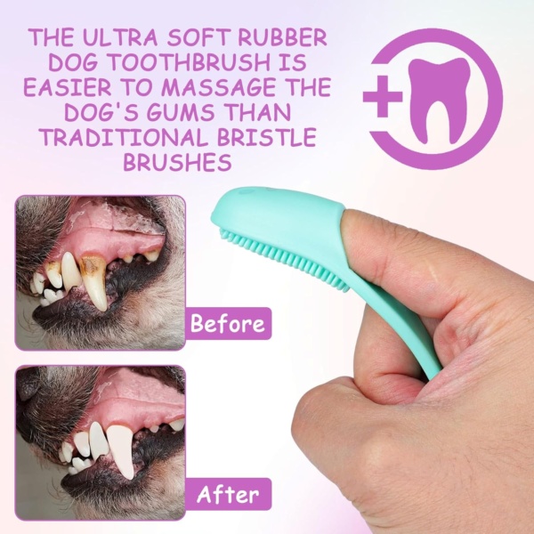 8 Pcs Cat Chin Brush Dog Finger Toothbrush Silicone Scrubber for Cats Cat Chin Cleaner Silicone Cat Chin Scrubber Silicone Material Deep Effective Cleaning Suitable for Dog and Cat Dental Care - Image 6