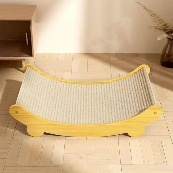 Interaction Cats Scratcher Board Sisal Pad Cats Wood Board Cats Health Paws Training Board Toy - Image 7
