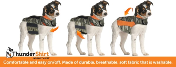 ThunderShirt for Dogs, Small, Camo Polo - Dog Anxiety Vest - Image 4