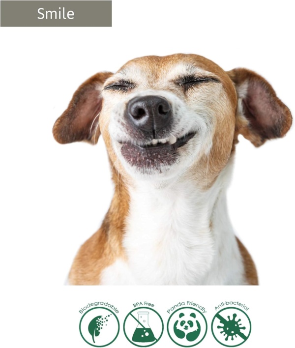 Pet Bamboo Toothbrush for Dogs Cats & Small Pets, Pack of 2 Double Head, Soft Teeth Cleaning Products, Organic Dental Care, Remove Plaque Off, Dog Breath Freshener, Eco Friendly Bamboo Dog Toothbrush - Image 9