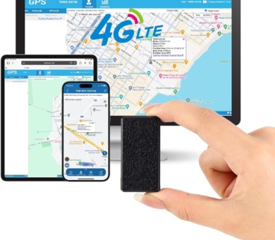 4G GPS, TK901 Mini GPS Tracker for Kids, Cats, Luggage, Magnetic Waterproof for Car, Motorbike, Realtime Tracking + Notification, SIM Included Tow Ways to Use Subscription or Not