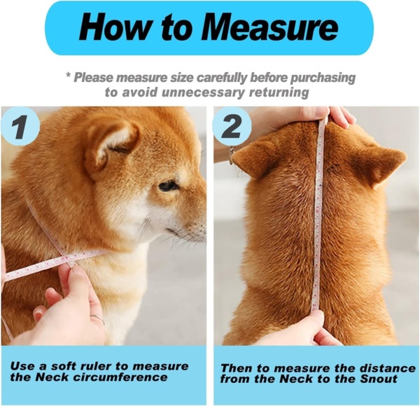Supet Dog Cone Adjustable Pet Cone Recovery Collar Comfortable Pet Cone Collar Protective for After Surgery Anti-Bite Lick Wound Healing Safety Practical Plastic E-Collar for Dogs and Cats (White XXL) - Image 6