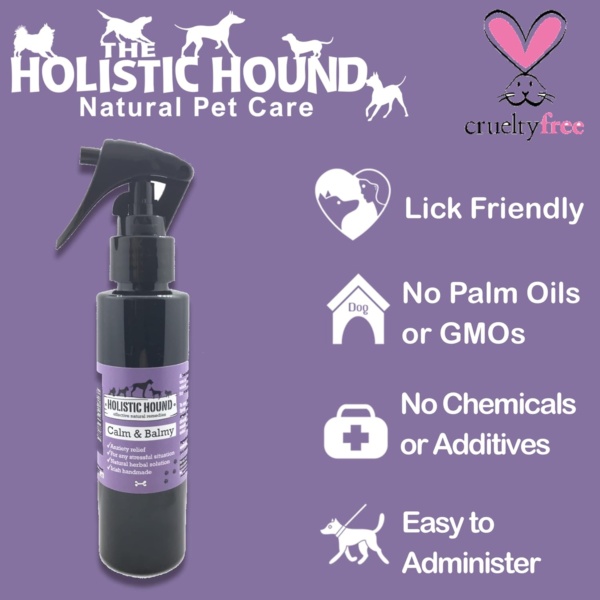 Calm n Balmy Calming Spray for Dogs & Pets - Lavender Spray to Reduce Anxiety and Aggression - 100% Natural Essential Oils, No Chemicals, Parabens or Pheromones - 100ml Spray Bottle - Image 5