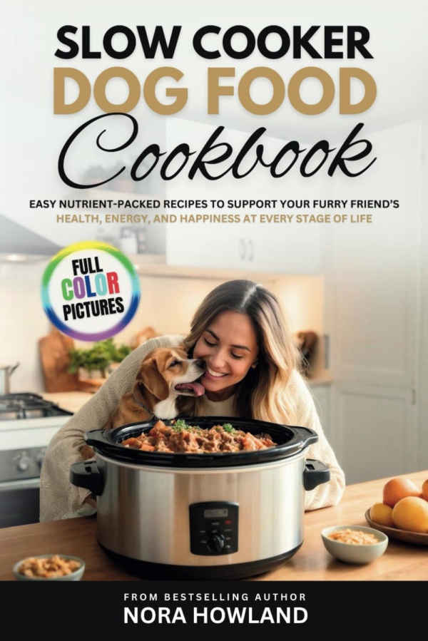 Slow Cooker Dog Food Cookbook: Easy Nutrient-Packed Recipes to Support Your Furry Friend’s Health, Energy, and Happiness at Every Stage of Life