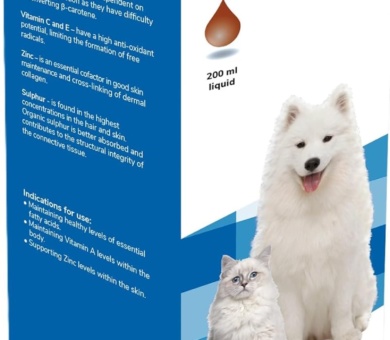Omnicutis Liquid (200ml), Formula to boost Skin Health and a Healthier Coat. Packed with Vitamins and Nutrients for Nail and Hair Growth - Fast Acting Support for Immune System