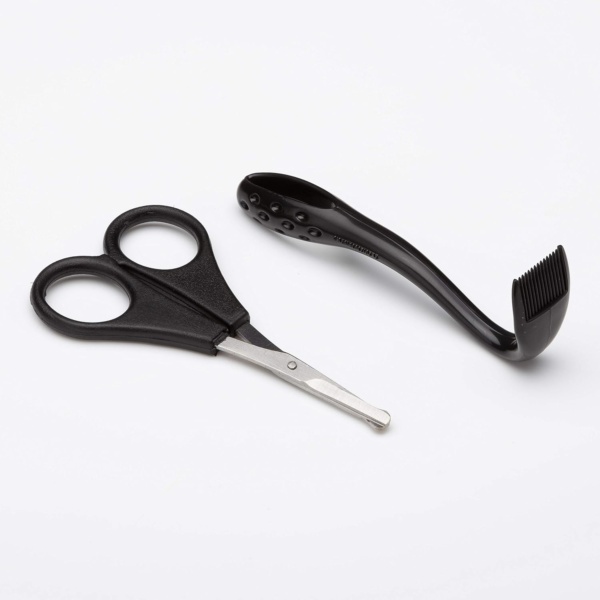 Mikki Dog, Cat Ear and Face Grooming Care Set - Scissors and Comb Set for Face, Ear, Nose and Paw - Image 2