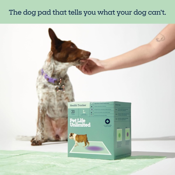 Health Tracker Large Puppy Pads, Pee Pads for Dogs, Dog Training Pads - pH Responsive Color-Track Technology Detects Common Health Issues - 22" x 22" - 20 Count (L) - Image 3
